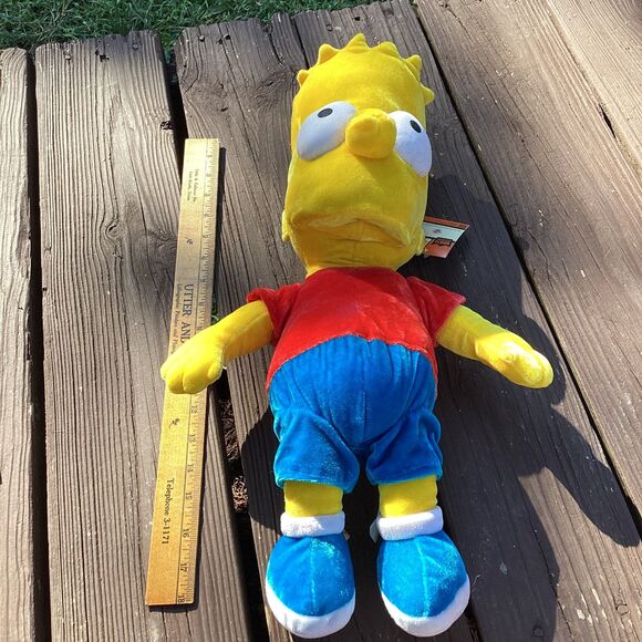 2005 The Simpsons Bart Simpson Plush 16” w/ Hang Tag – Collectible - Picture 7 of 7